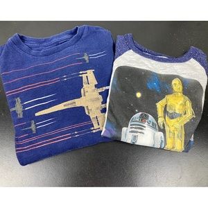 Set of 2 Kids Star Wars Pajama Tops